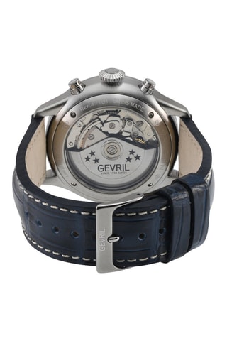 Relógio automático em couro ETA 7750