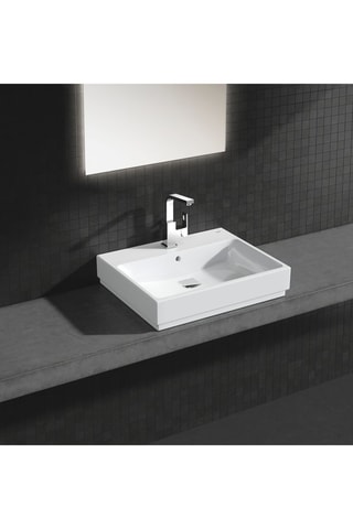 Lavabo sobre encimera de cerámica Cube Ceramics