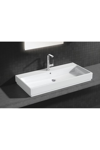 Vasque à poser en céramique Cube