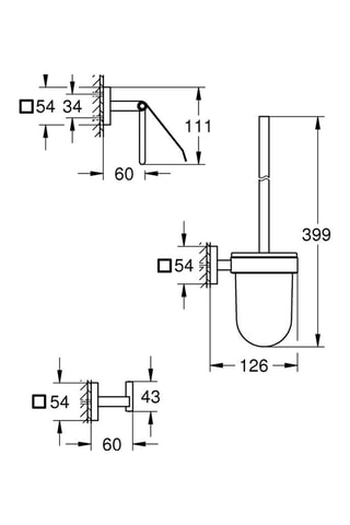 Conjunto de accesorios 3 en 1 Start Cube