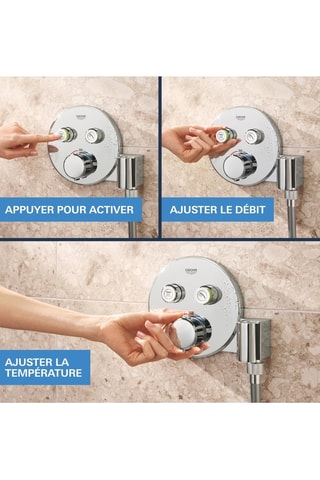  Conjunto de ducha empotrable Vitalio Rain Mono 310