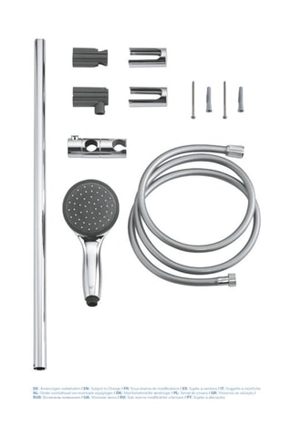 Ensemble de douche Quickfix Vitalio Start - 2 jets