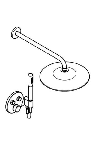 Conjunto Precisión empotrable cabezal redondo