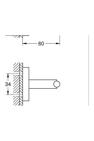 Patère murale Quickglue