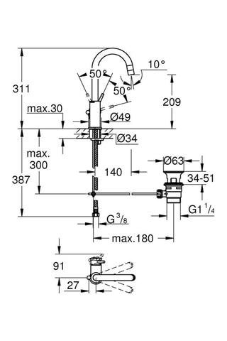 Grifo de lavabo Start Classic