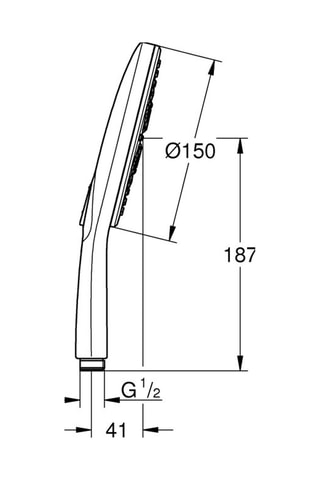 Mango de ducha - Vitalo SmartActive 150