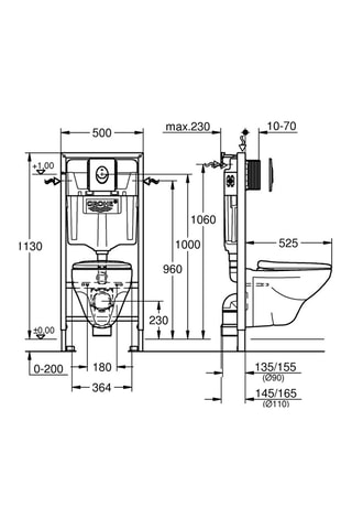 Pack WC suspendu Rapid SL