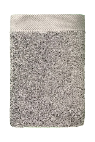  2 x telo bagno - Grigio - 100 x 150 cm