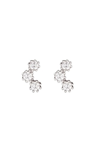 Orecchini Zirconias - Oro bianco