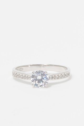 Anello Amoureuse brillante - Oro bianco