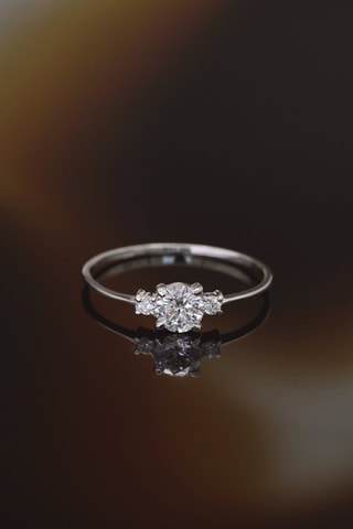 Anello Intuition - Oro bianco