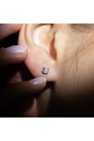 Oorbellen Grande Illusion - Witgoud en Diamanten