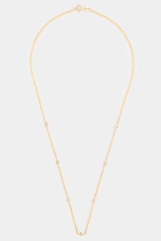 Ketting Sunshine - Geelgoud en Diamanten