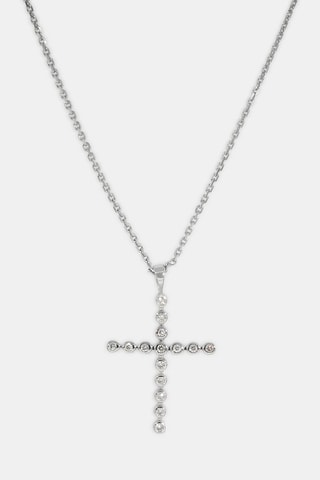 Hanger Ma Jolie Croix - Witgoud en Diamanten