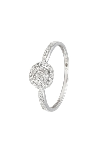 Ring Philomène - Witgoud en Diamanten