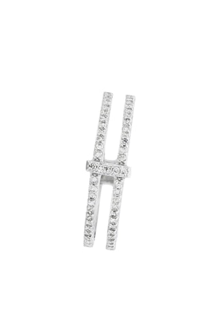 Ring Sparkling Bridge - Witgoud en Diamanten