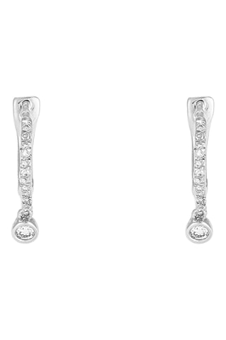 Creolen Charms - Witgoud en Diamanten 