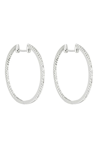 Creolen - Witgoud en Diamanten 