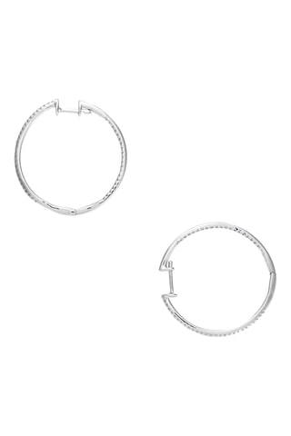 Creolen - Witgoud en Diamanten 