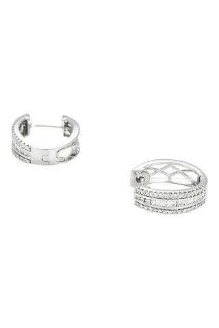 Creolen Eiréné - Witgoud en Diamanten