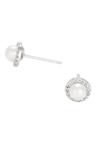 Oorbellen Perles Enchantées - Witgoud en diamanten