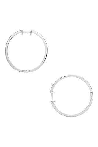 Creolen Elegantes Créoles - Witgoud en Diamanten