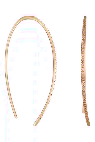 Oorbellen Lianes Précieuses - Roségoud en Diamanten