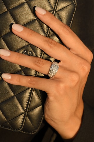 Ring Love Story - Witgoud en Diamanten