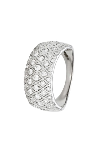 Ring Love Story - Witgoud en Diamanten