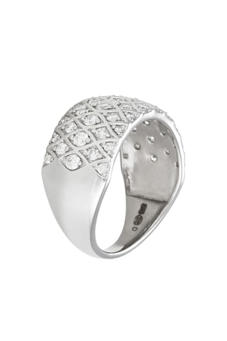 Ring Love Story - Witgoud en Diamanten