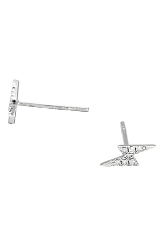 Oorbellen Flash - Witgoud en Diamanten