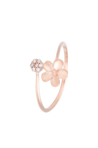 Ring Théodora - Roségoud en Diamanten