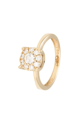 Ring Brillant Luciana - Geelgoud en Diamanten