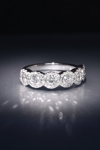 Ring Couronne - Witgoud en Diamanten