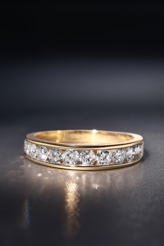 Ring Rail - Geelgoud en Diamanten