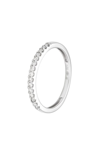 Ring Duo Belle Solitaire - Witgoud en Diamanten