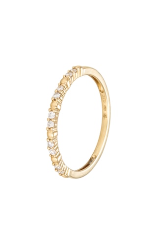 3 Ringen Trio de Alianzas - Witgoud, Geelgoud, Roségoud en Diamanten