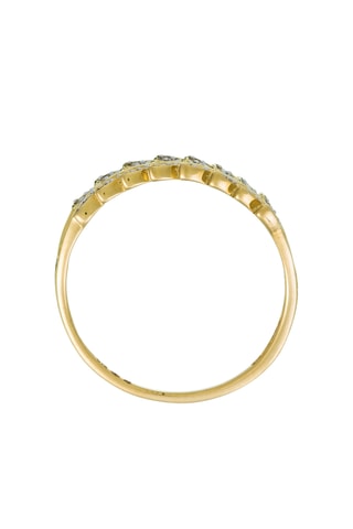 Ring Feuillage Lumineux - Geelgoud en Diamanten