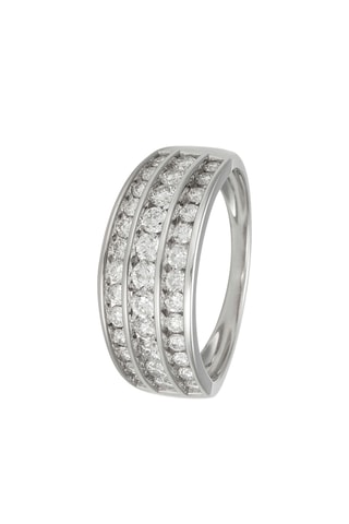 Ring Omeïma - Witgoud en Diamanten