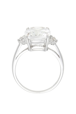 Ring Elif - witgoud en topaas 