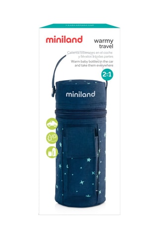 Aquecedor de biberão de viagem Warmy Travel - 
Azul - 500 ml