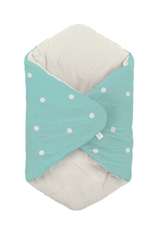 Manta para boneca 
A partir dos 3 anos - Azul e branco