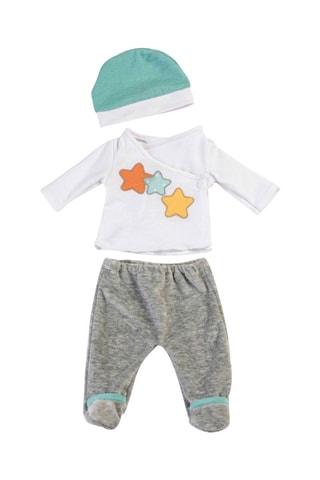 2 pijamas para boneca - 38 cm 3 peças