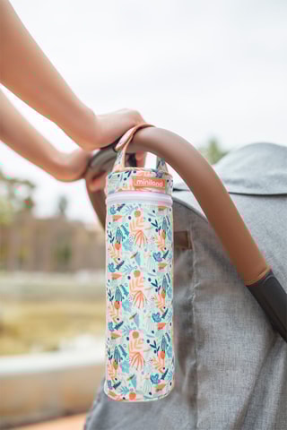 Capa isotérmica Mediterranean 
Branco e azul - 500 ml