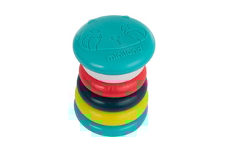 Rolo com argolas empilháveis - 6 a 12 meses