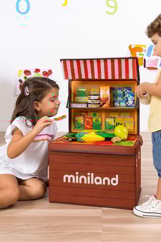Caixa de feira A partir dos 3 anos