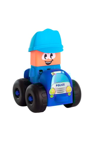 Jogo Super Blocks Polícia - 18 peças - A partir dos 18 meses