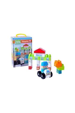 Jogo Super Blocks Hospital - 21 peças - A partir dos 18 meses