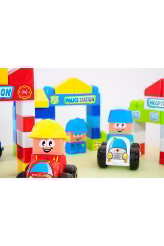 Jogo Super Blocks Hospital - 21 peças - A partir dos 18 meses