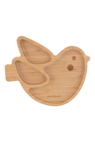 Prato em bambu e silicone - 22 cm - A partir do nascimento